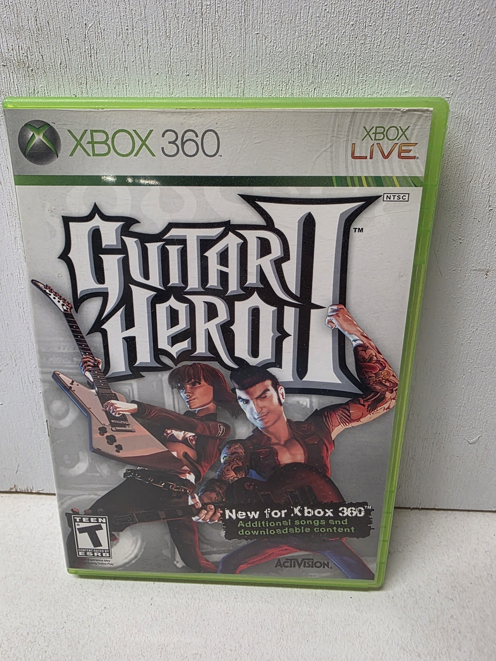 Guitar Hero II Xbox 360 2007 Tested Working Disc & Case No Manual
